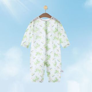 瑄妮薇婴儿连体衣衣服薄款长袖哈衣宝宝夏季爬服空调衣服男女童千 甜心草莓 73cm