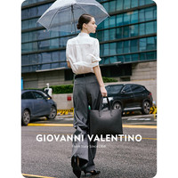 卓凡尼·华伦天奴（GIOVANNI VALENTINO）春季短袖衬衫女士通勤蝴蝶结职业气质衬衣百搭气质短衬 钛白 S 