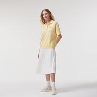 法国拉科斯特 LACOSTE女装简约通勤休闲纯色透气短袖POLO衫