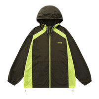 THE SIMPSONS辛普森一家连帽防晒衣2025夏季薄外套宽松休闲百搭拼色防晒服 丘褐色 L (175/92A)