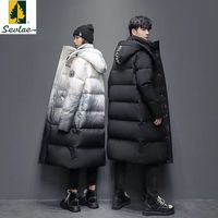 百亿补贴：圣弗莱 sevlae 青少年情侣长款羽绒服