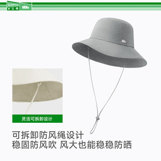 蕉下（beneunder）轻薄便携收纳渔夫帽防晒帽遮阳帽女登山帽太阳帽子男GP739紫 幻雾紫 XF