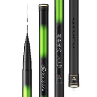 巧渔夫（Skiofishes）超轻本流传统钓长杆钓鱼竿28调超轻超硬碳素短节炮竿打窝杆长鱼杆 8.1m 短节炮竿（送硬稍）