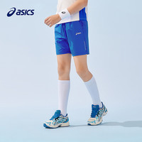 亚瑟士（asics）童装2025年夏季运动吸湿速干针织短裤3M印花设计332251102323 9022灰色 140