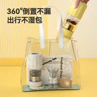 哈尔斯玻璃杯耐热防爆耐高温水杯高硼硅泡茶水分离大容量男女士杯子 粉紫色450ml【赠杯刷+贴纸】