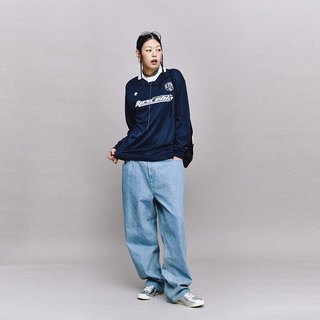  DESCENTE/迪桑特 男女款运动领子长袖T恤