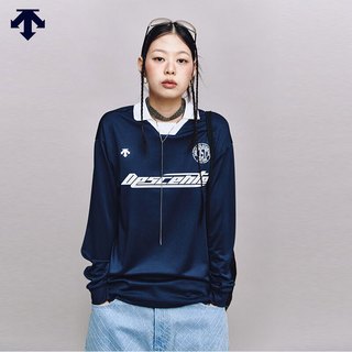  DESCENTE/迪桑特 男女款运动领子长袖T恤