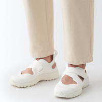 無印良品 MUJI 男女通用运动凉鞋 EKB12A3S 米白色 42码