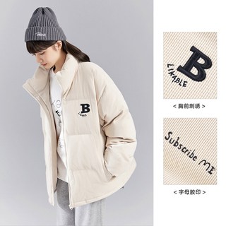 【钜惠】太平鸟男装华夫格棉衣外套面包服冬季保暖棉服