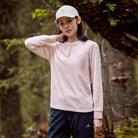拓路者(Pioneer Camp)休闲打底衫女新款圆领摇粒绒宽松休闲长袖加绒体恤潮流抓绒上衣服