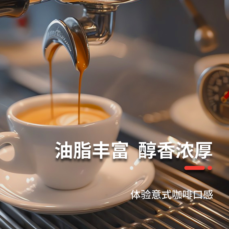 GUOKOFF果子星 狂野绅士精品阿拉比卡意式拼配中深烘焙咖啡豆/粉