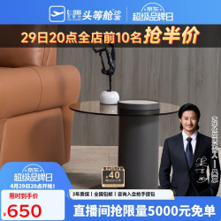 芝华仕 PT059 岩板圆桌角几组合 角几*1