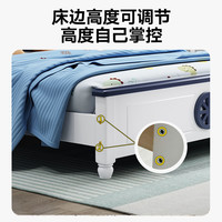 惠寻【包安装】实木儿童床轻奢公主床现代简约青少年单人床 单床(王子款) 1.2米*2.0米