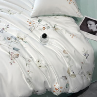 流川枫100%莱赛尔四件套高端轻奢丝滑天丝四件套 天然植物木浆纤维床品 阡陌YC 床笠款/1.8m(被套200*230cm)套件