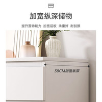 百裕达  斗柜五斗柜储物柜客厅靠墙收纳柜卧室抽屉柜简约现代五斗橱 5层 60*40*110cm 原野橡木色 组装