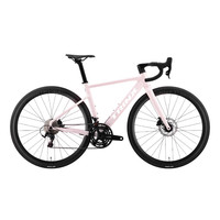 千里达(TRINX)龙卷风700蓝图R9桶轴22速油压碟刹骑行公路车自行车成人男女 龙卷风700-水滴座管 22速 樱花粉 700C*500mm适178-185cm左右