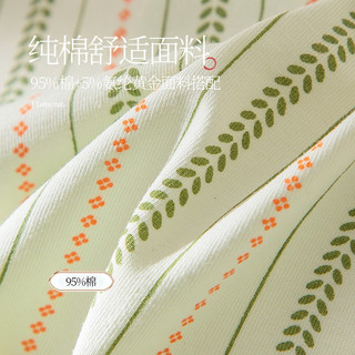 浪莎内裤女纯棉裆薄款5条清新少女中低腰无痕抗菌性感大码短裤 清新系5条装 L （95-120斤）