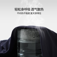 英氏（YEEHOO）女童裤子儿童打底裤2025夏季装高腰紧身运动瑜伽短裤薄款 精致花朵深蓝 165