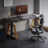 智芯 李仁款电动升降桌台式电脑桌工作台学习桌子家用智能书桌KU1 经典版+线槽 2.2米*0.8米