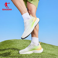 乔丹 轻速5.0PLUS跑步鞋夏季网面透气运动鞋男轻质舒适 乔丹白/飞影绿 42