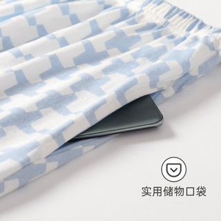 睡衣女款夏天纯棉短袖三件套2024夏季自带胸垫一体大码家居服 311569女带胸垫【三件套】 L码【体重100-120斤】