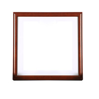 一海堂 文化 一海堂文化 相框镜片纸 国画扇面工笔画书法纸镜片圆形镜片纸的配套 仿木画框33*33cm