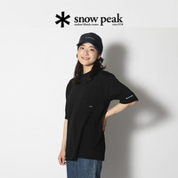 Snow Peak雪峰春夏Pocket口袋T恤男女款户外休闲时尚潮流徒步运动上衣短袖 灰色 M