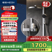 国家补贴：恒洁 HEGII 淋浴花洒套装Y66 按键大平台