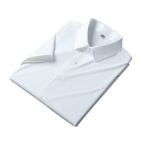 罗蒙短袖衬衫男夏季高弹力冰丝无痕短袖衬衣休闲免烫上衣   43