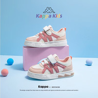 Kappa Kids卡帕儿童运动鞋男童夏季透气网面小白鞋新款中大童休闲板鞋女   /内长18.5cm适合脚长17.5cm