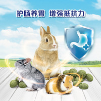 兔博士博卫健健肠草饼 兔子磨牙零食小宠物龙猫荷兰猪豚鼠饲料60g