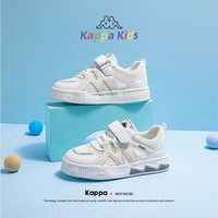 Kappa Kids卡帕儿童运动鞋男童夏季透气网面小白鞋中大童休闲板鞋女 米白 33 /内长21.0cm适合脚长20.0cm