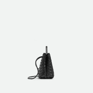 BOTTEGA VENETA葆蝶家女士ANDIAMO小号手提包bv包 黑色金扣 均码