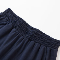 马骑顿（MQD）【上衣+裤】MQD童装男大童夏季潮酷休闲运动插肩袖套装 藏青 130 cm