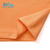 361°童装男女童短袖T恤针织衫2025年夏季通码上衣TT 甜瓜橙 175