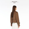 Weekend Max Mara【甄选礼遇】女装双排扣短款风衣外套5026014106 褐色 40