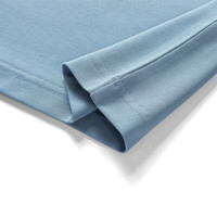 七匹狼（SEPTWOLVES）短袖T恤男桑蚕丝POLO打底衫男士夏季5A抗菌面料纯色翻领短T男装 109(天蓝) 160/80A(S)