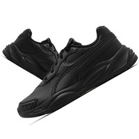 Puma彪马跑步鞋男夏季女鞋黑武士网面鞋子纯黑休闲运动鞋 372550-02/主图款/偏小半码 37.5