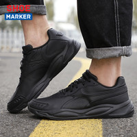 Puma彪马跑步鞋男夏季女鞋黑武士网面鞋子纯黑休闲运动鞋 372859-02/拍大半码 43