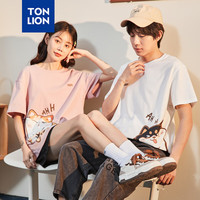  TONLION/唐狮 卡通可爱 男士T恤