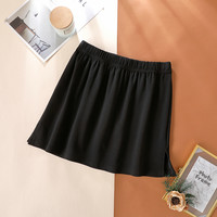 LMIX 紫素 女士纯棉屁帘打底半身裙 DY2034