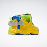 Reebok VERSA PUMP FURY 充气科技 黄蓝配色 21.5码 儿童运动鞋