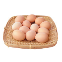 一面京喜 谷物鲜鸡蛋 农户散养新鲜鸡蛋“中大号50g±5” 10枚