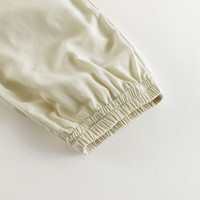 马克珍妮 marc & janie男女童垂感透气防蚊裤印花束脚裤儿童裤子宝宝夏装230568 沙砾黄【550536】 150