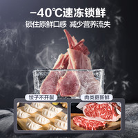 美菱 MELING100升家用小型微霜-40℃冷冻冷藏冷柜节能小冰箱