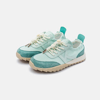 KAPPA KIDS卡帕童鞋春夏季校园甜美德训鞋软底防滑休闲跑步鞋女透气小白鞋 果绿 单层 38