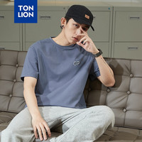 TONLION/唐狮 简约宽松 男士短袖T恤