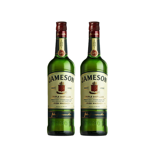 88VIP：Jameson 尊美醇 爱尔兰威士忌 500ml*2瓶