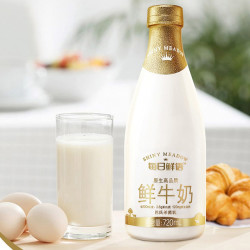 每日鲜语 鲜牛奶720ml*2瓶+250ml*7瓶