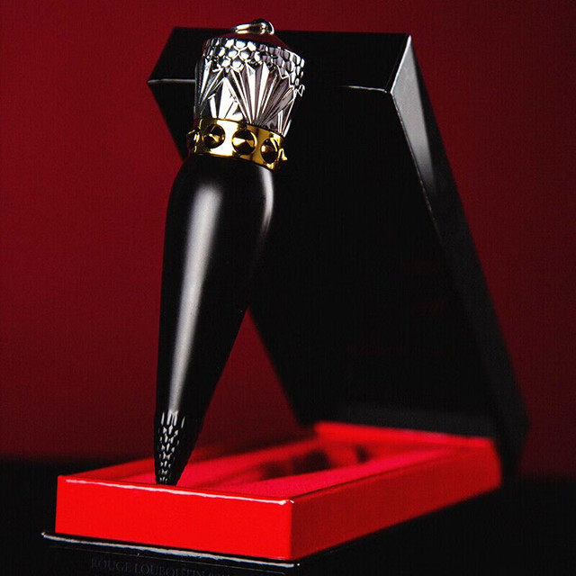 Christian Louboutin 路铂廷 萝卜丁口红克里斯提CL女王权杖唇膏 001M黑管-丝绒哑光女王红